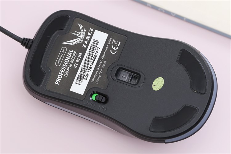 Chuột Có dây Gaming Zadez GT-613M Màu Đen