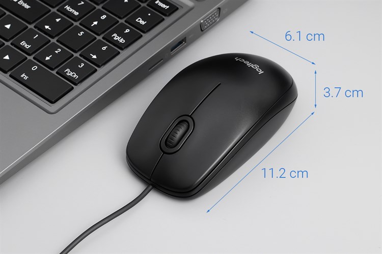 Chuột Có dây Logitech M100r Màu Đen