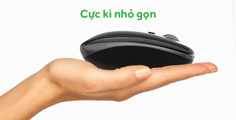 Chuột Bluetooth Logitech M557 có thiết kế nhỏ gọn