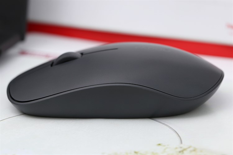 Chuột Không dây Bluetooth Rapoo T200 Đen xám Màu Đen