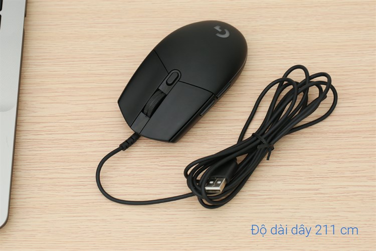 Chuột Gaming Logitech G102 Đen Màu Đen
