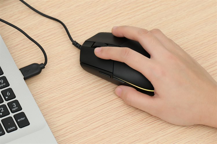 Chuột Gaming Logitech G102 Đen Màu Đen