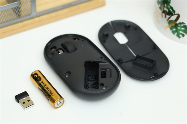 Chuột Không dây Bluetooth Silent Logitech Pebble M350 Màu Đen