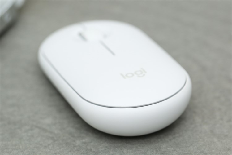 Chuột Không dây Bluetooth Silent Logitech Pebble M350 Màu Trắng