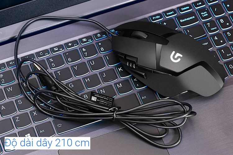 Chuột Có dây Gaming Logitech G402 Hyperion Fury Đen Màu Đen