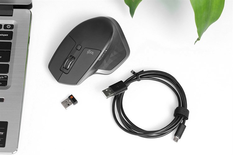 Chuột Không dây Bluetooth Logitech MX Master 2S Đen Màu Đen