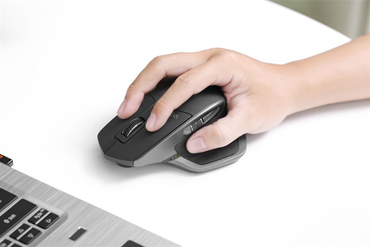 Chuột Không dây Bluetooth Logitech MX Master 2S Đen Màu Đen