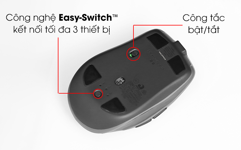 Chuột không dây Logitech MX Anywhere 2S Đen có công nghệ Easy-Switch