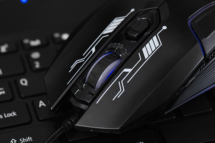 Chuột Có dây Gaming Zadez G-610M Màu Đen