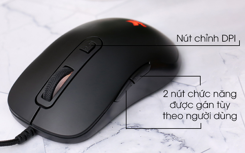 Chuột Gaming Rapoo V16 Đen với 6 chức năng