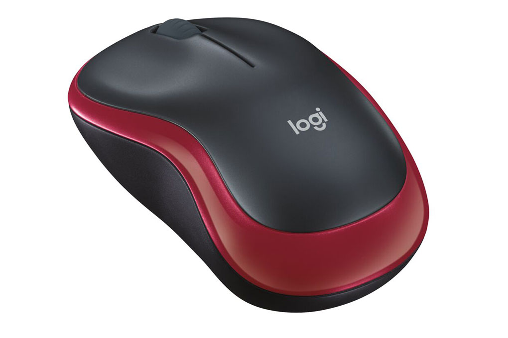 Chuột Không dây Logitech M185 Màu Đỏ