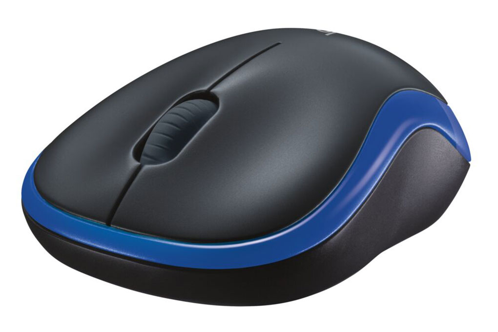 Chuột Không dây Logitech M185 Màu Xanh Dương