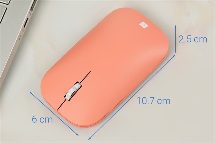 Chuột Bluetooth Microsoft Modern Mobile KTF Màu Hồng đào