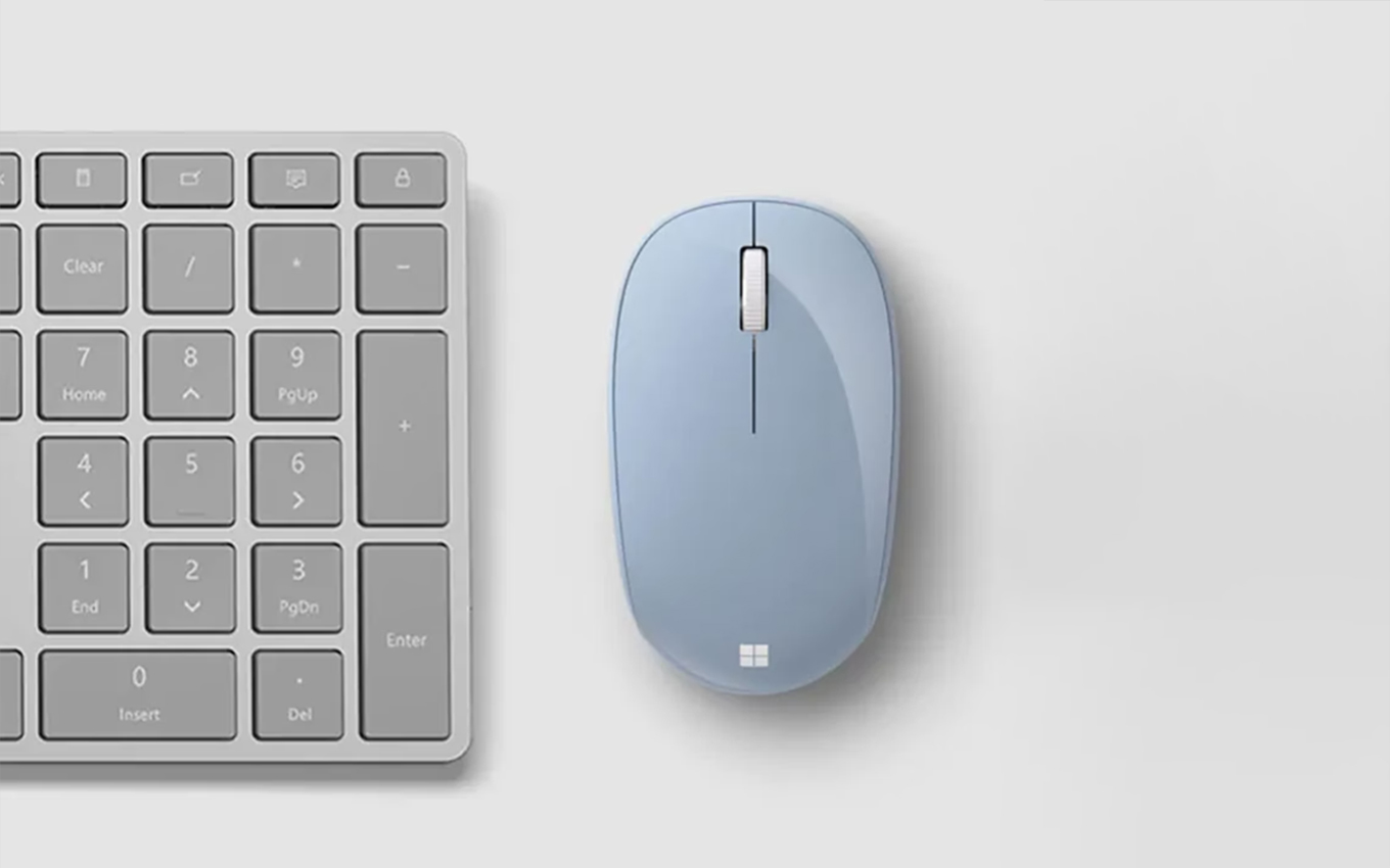 Chuột Bluetooth Microsoft RJN - Di chuột nhẹ nhàng trên mặt phẳng