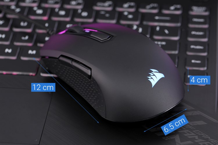 Chuột Có dây Gaming Corsair M55 RGB Pro Màu Đen