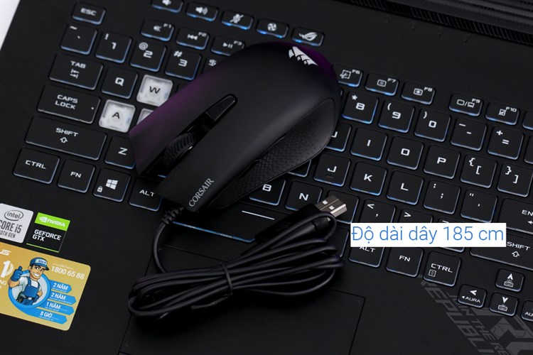 Chuột Có dây Gaming Corsair Harpoon RGB Pro Màu Đen