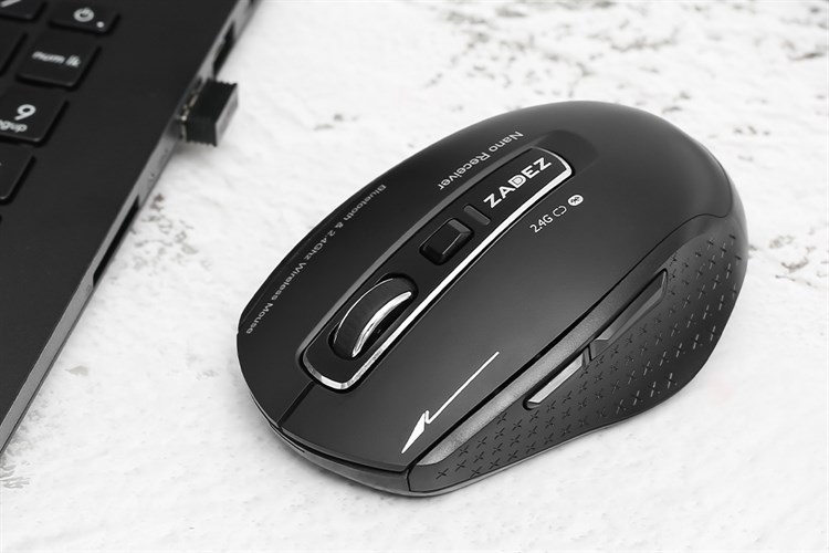 Chuột Không dây Bluetooth Zadez M350 Màu Đen