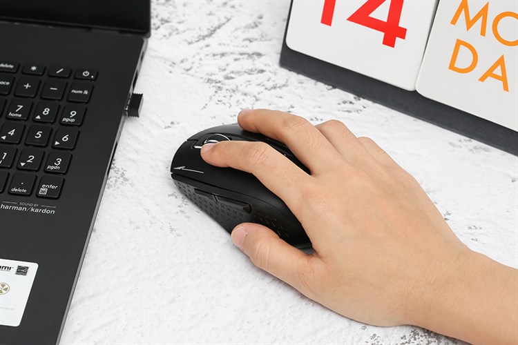 Chuột Không dây Bluetooth Zadez M350 Màu Đen