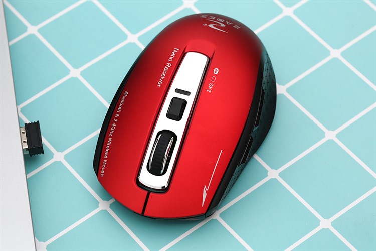 Chuột Không dây Bluetooth Zadez M350 Màu Đỏ