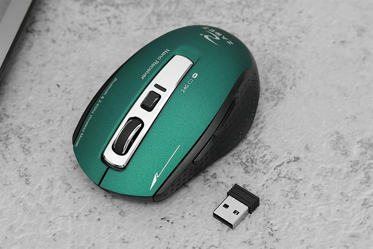 Chuột Không dây Bluetooth Zadez M350 Màu Xanh lá