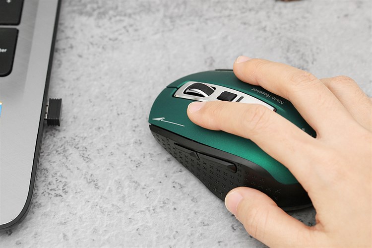 Chuột Không dây Bluetooth Zadez M350 Màu Xanh lá