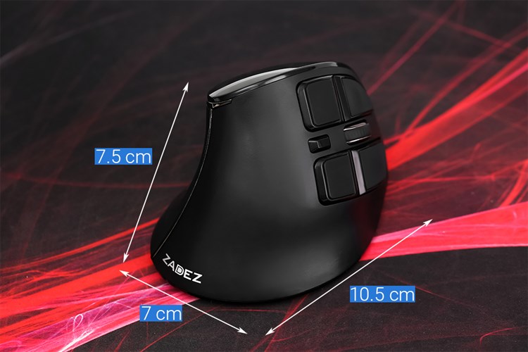 Chuột Không dây Bluetooth Zadez M398 Màu Đen
