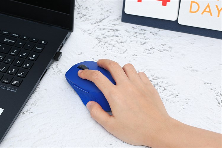 Chuột Bluetooth Silent Rapoo M300 Màu Xanh Dương