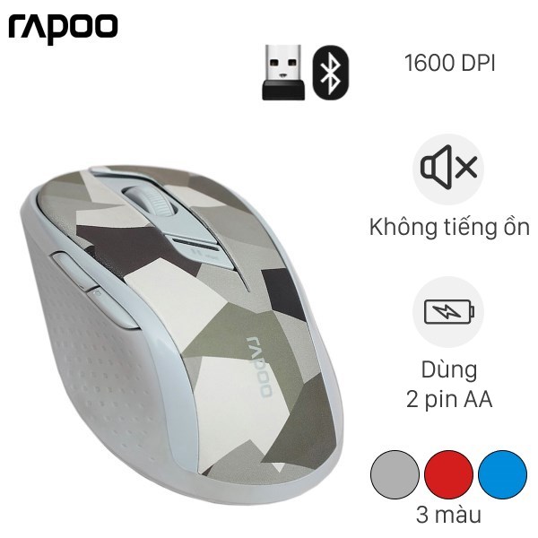 Chuột Không dây Bluetooth Silent Rapoo M500