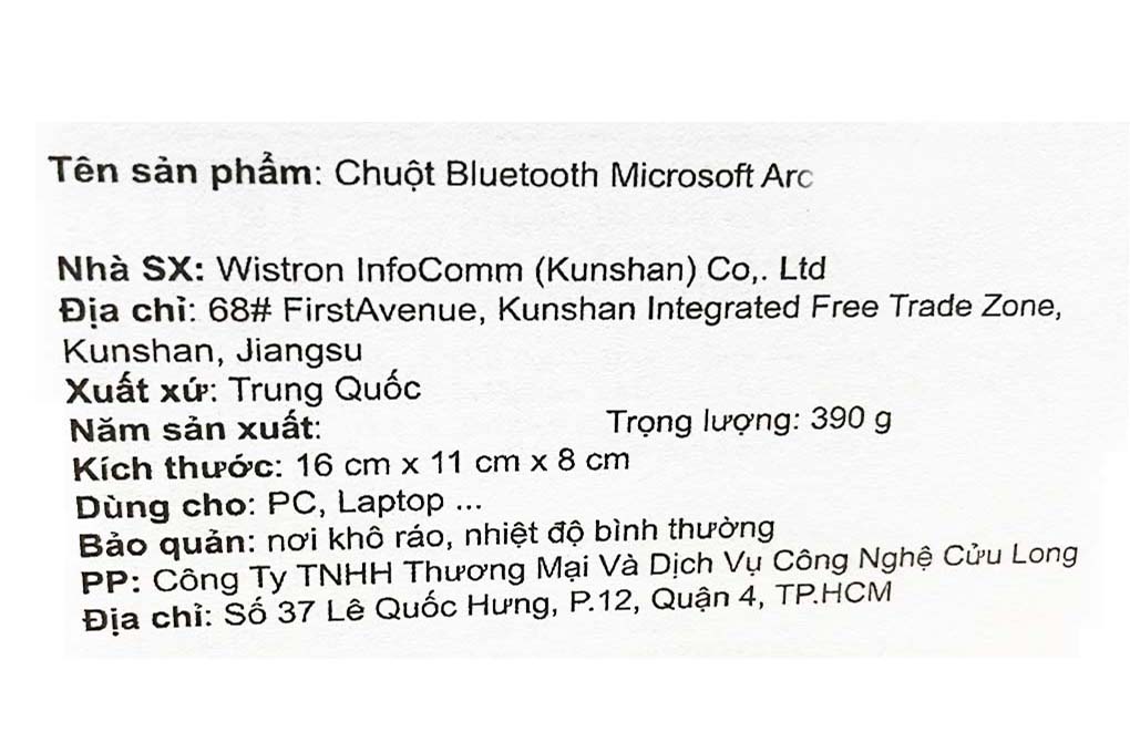 Chuột Bluetooth Microsoft Arc - 37