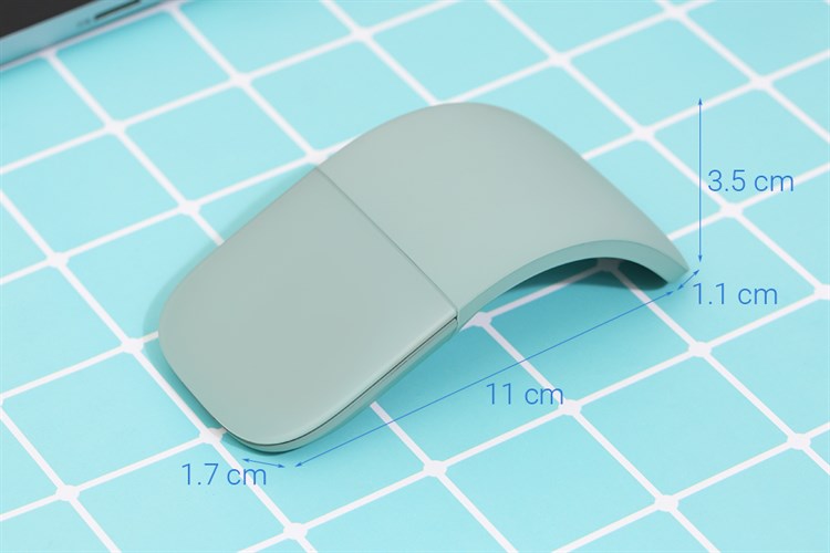 Chuột Bluetooth Microsoft Arc Màu Xám xanh