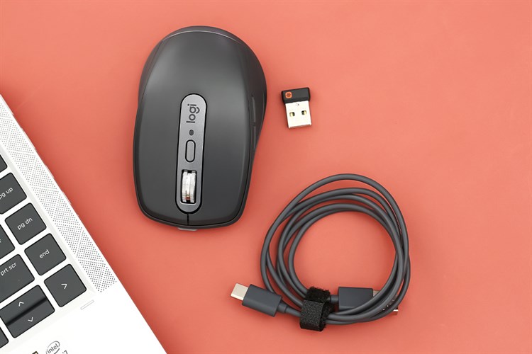 Chuột Không dây Bluetooth Logitech MX Anywhere 3 Xám Màu Đen