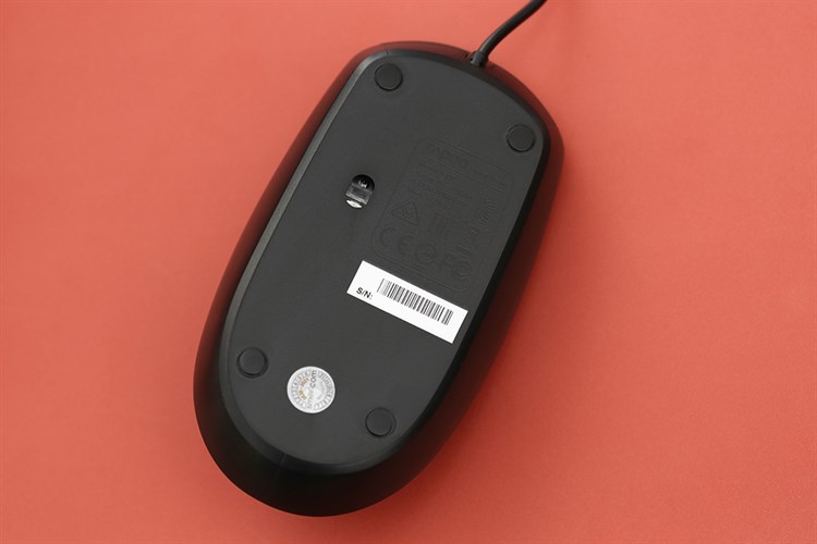 Chuột Có dây Rapoo N100 Đen Màu Đen