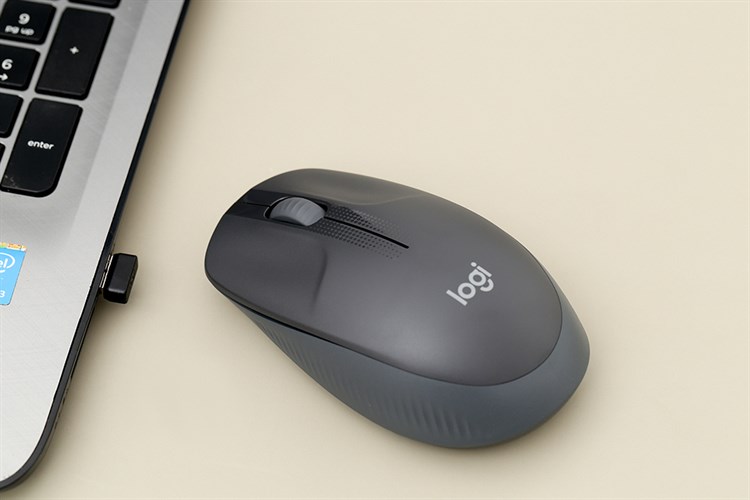 Chuột Không dây Logitech M190 Màu Đen