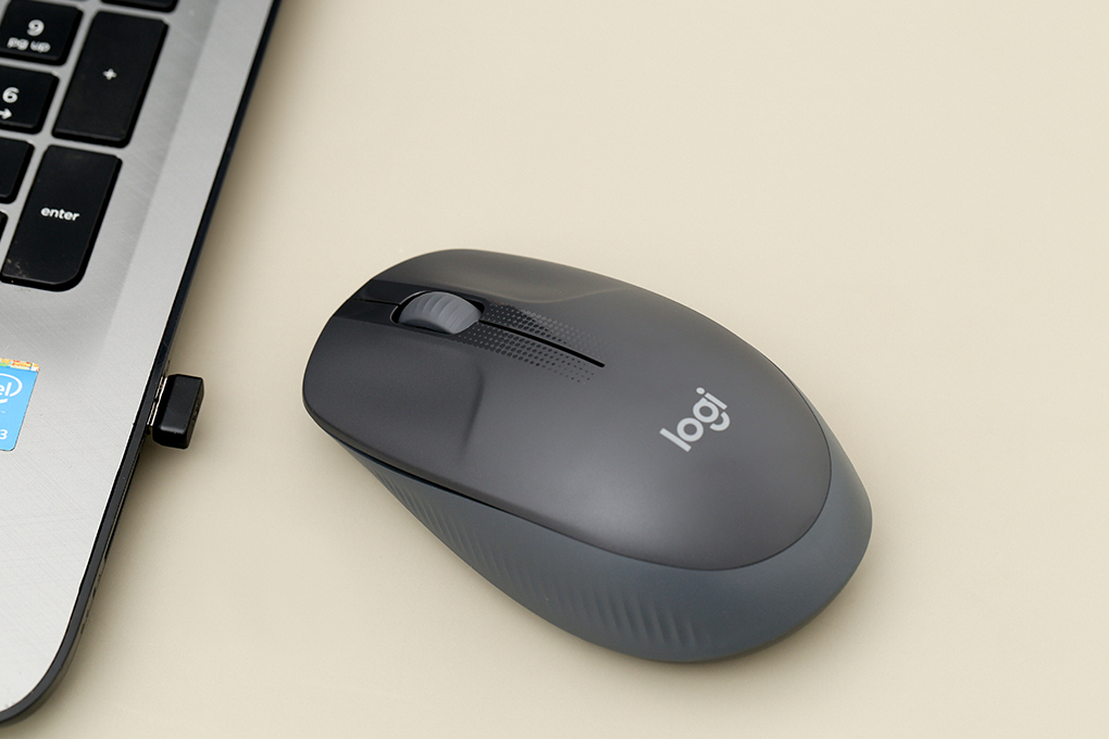 Chuột Không dây Logitech M190 Màu Đen