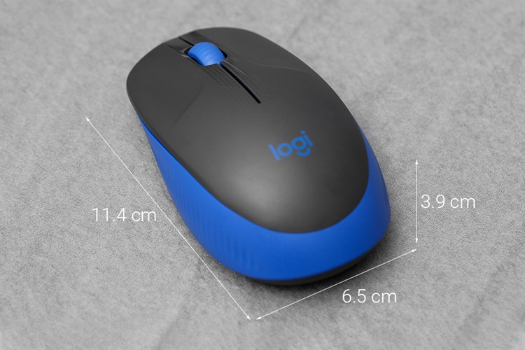 Chuột Không dây Logitech M190 Màu Xanh đen