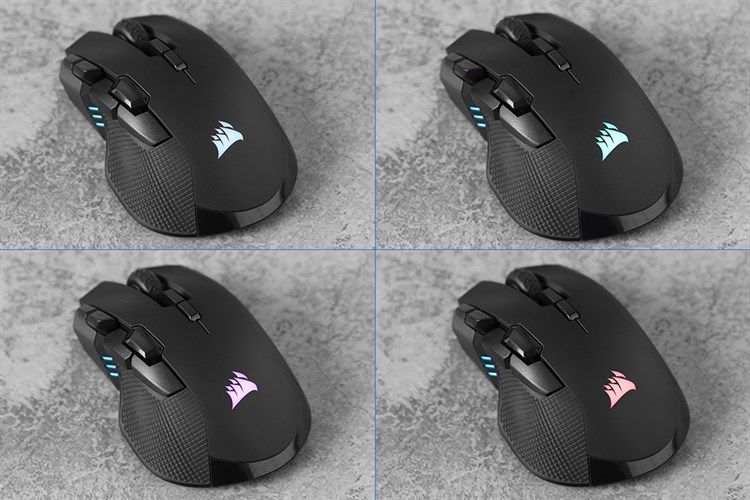 Chuột sạc Bluetooth Gaming Corsair Iron Claw RGB Màu Đen