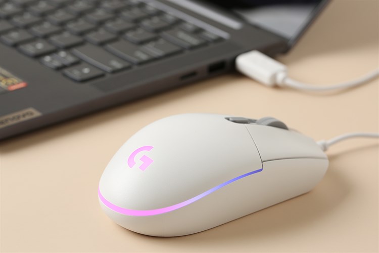 Chuột Có dây Gaming Logitech G102 Gen2 Lightsync Màu Trắng