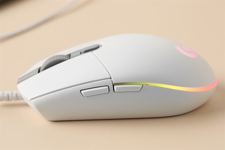 Chuột Có dây Gaming Logitech G102 Gen2 Lightsync Màu Trắng
