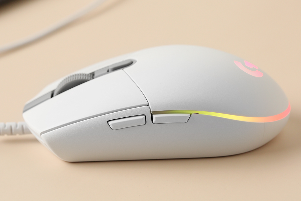Chuột Có dây Gaming Logitech G102 Gen2 Lightsync Màu Trắng