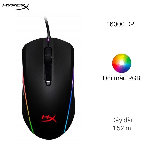 Chuột Có dây Gaming HyperX Pulsefire Surge RGB