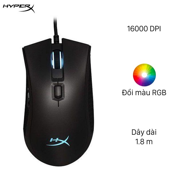 Chuột Gaming HyperX Pulsefire FPS Pro RGB Đen