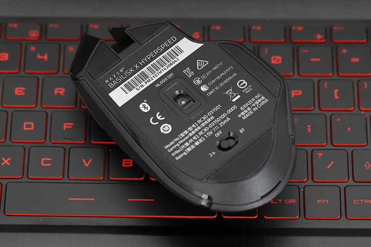 Chuột Bluetooth Gaming Razer Basilisk x HyperSpeed Màu Đen