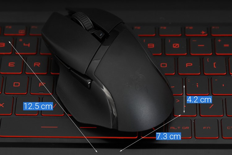 Chuột Bluetooth Gaming Razer Basilisk x HyperSpeed Màu Đen