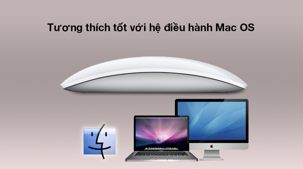 Tương thích tốt với hệ điều hành MacOS - Chuột Bluetooth Apple MK2E3 Trắng