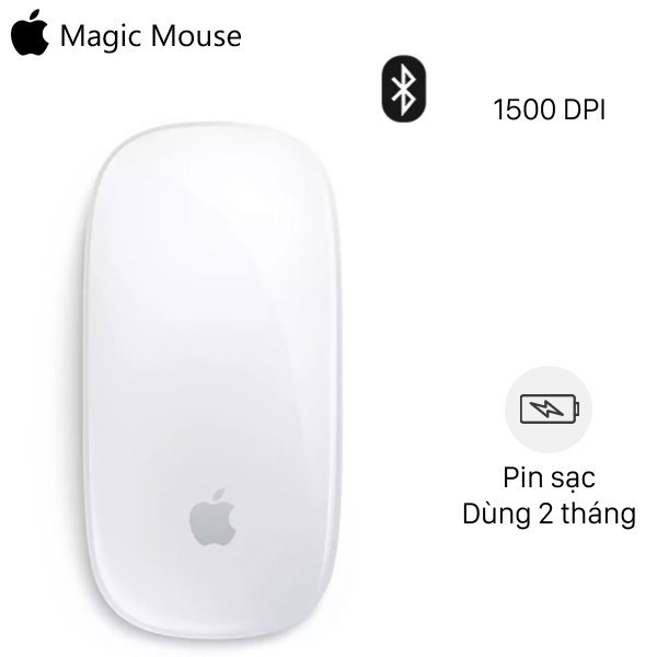 Chuột Bluetooth Apple MK2E3 Trắng