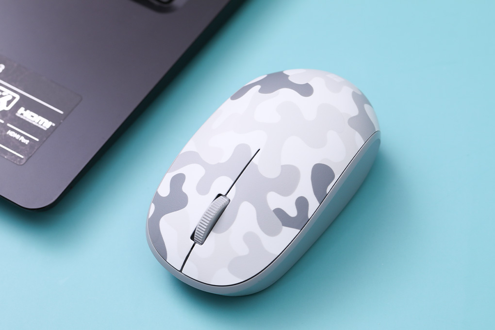 Chuột Bluetooth Microsoft Camo Màu Trắng - Xám