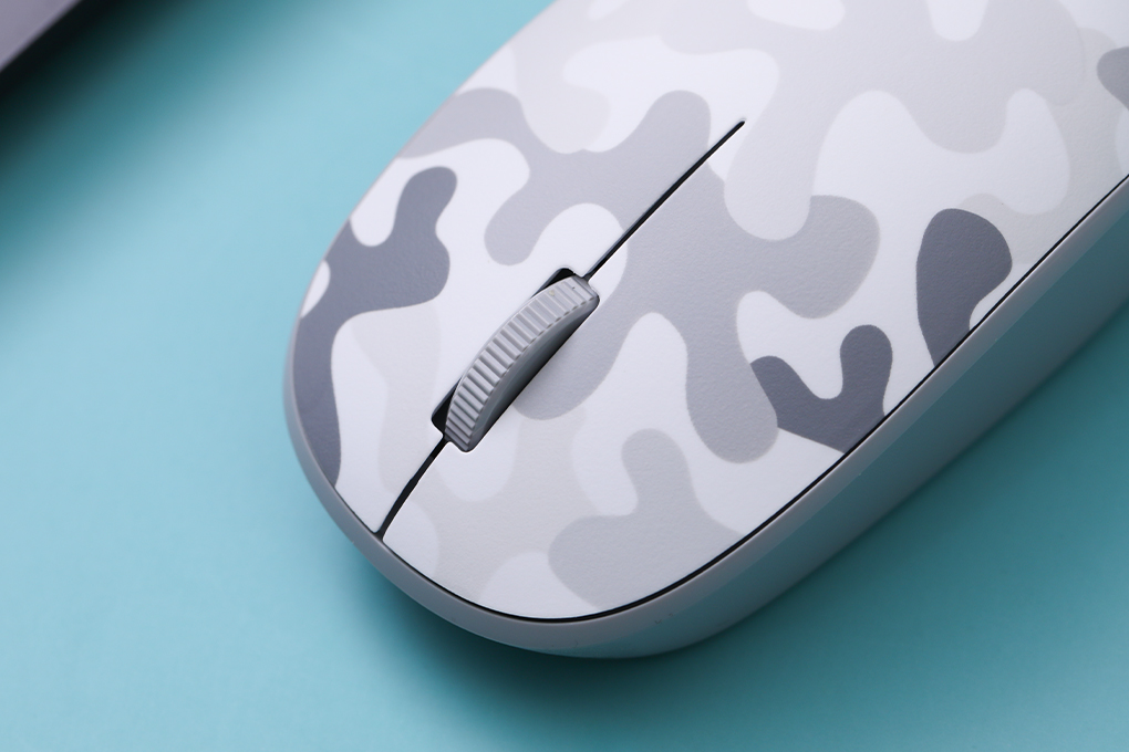 Chuột Bluetooth Microsoft Camo Màu Trắng - Xám
