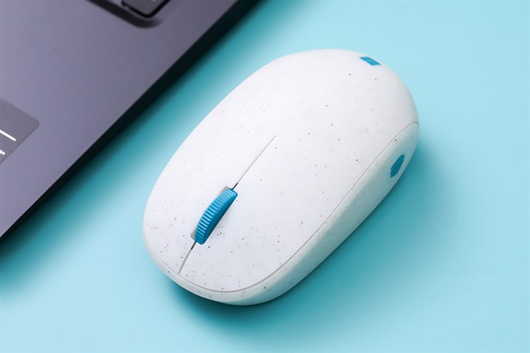 Chuột Bluetooth Microsoft Ocean Plastic Màu Trắng - Xám