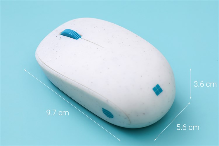 Chuột Bluetooth Microsoft Ocean Plastic Màu Trắng - Xám