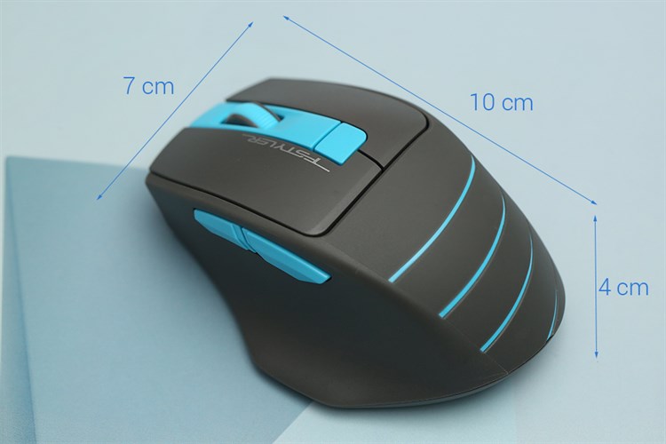 Chuột Không dây A4Tech FG30 Màu Đen - xanh dương